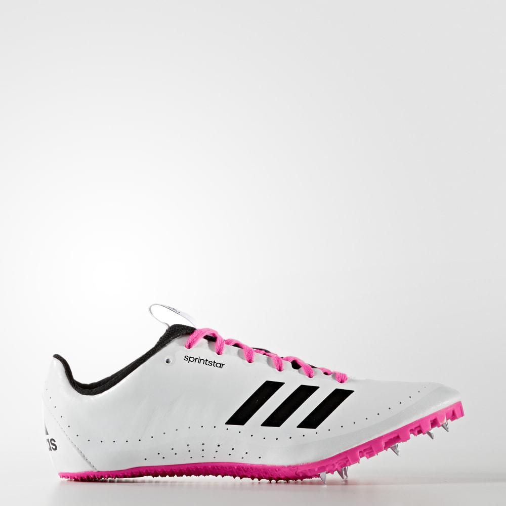 Adidas Women's Sprintstar Track Spikes White/Black/Pink Ireland BB5751